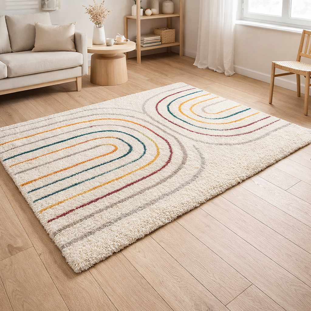 Tapis Zach 2 Multico 120 x 170 x 3 cm en situation