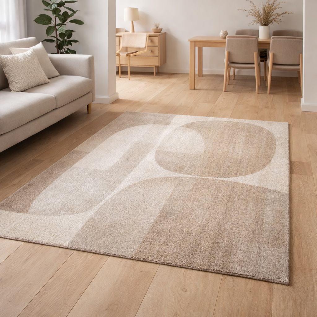 Tapis Apolo 2 Naturel 160 x 230 en situation