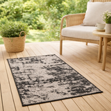 Tapis Catania 2 outdoor Noir 60 x 110 en situation