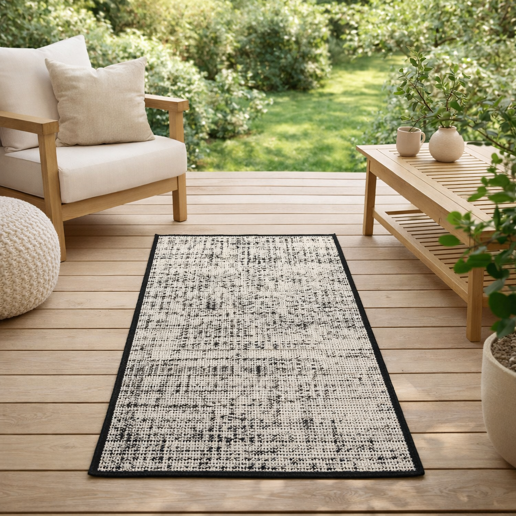 Tapis Axel 2 outdoor Naturel 60 x 110 en situation