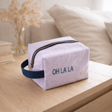 Trousse cube Ohlala Lilas 10 x 16 x 10 en situation
