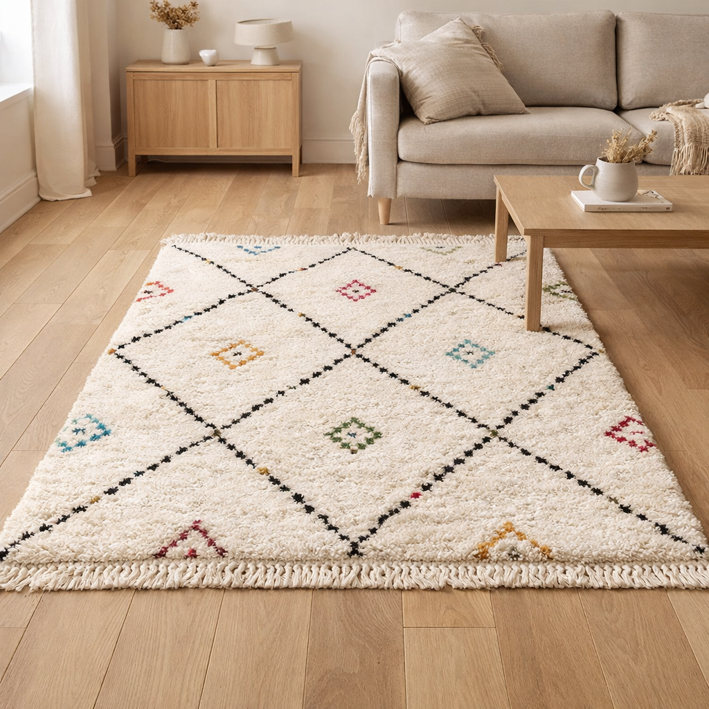 Tapis Elias 2 Multico 200 x 290 x 3 cm en situation