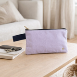 Pochette anse Tricolo Lilas ananas 14 x 24 en situation