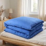Housse de couette Céleste So blue 220 x 240 en situation