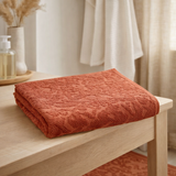 Drap de douche Gilda Sienne 70 x 130 en situation