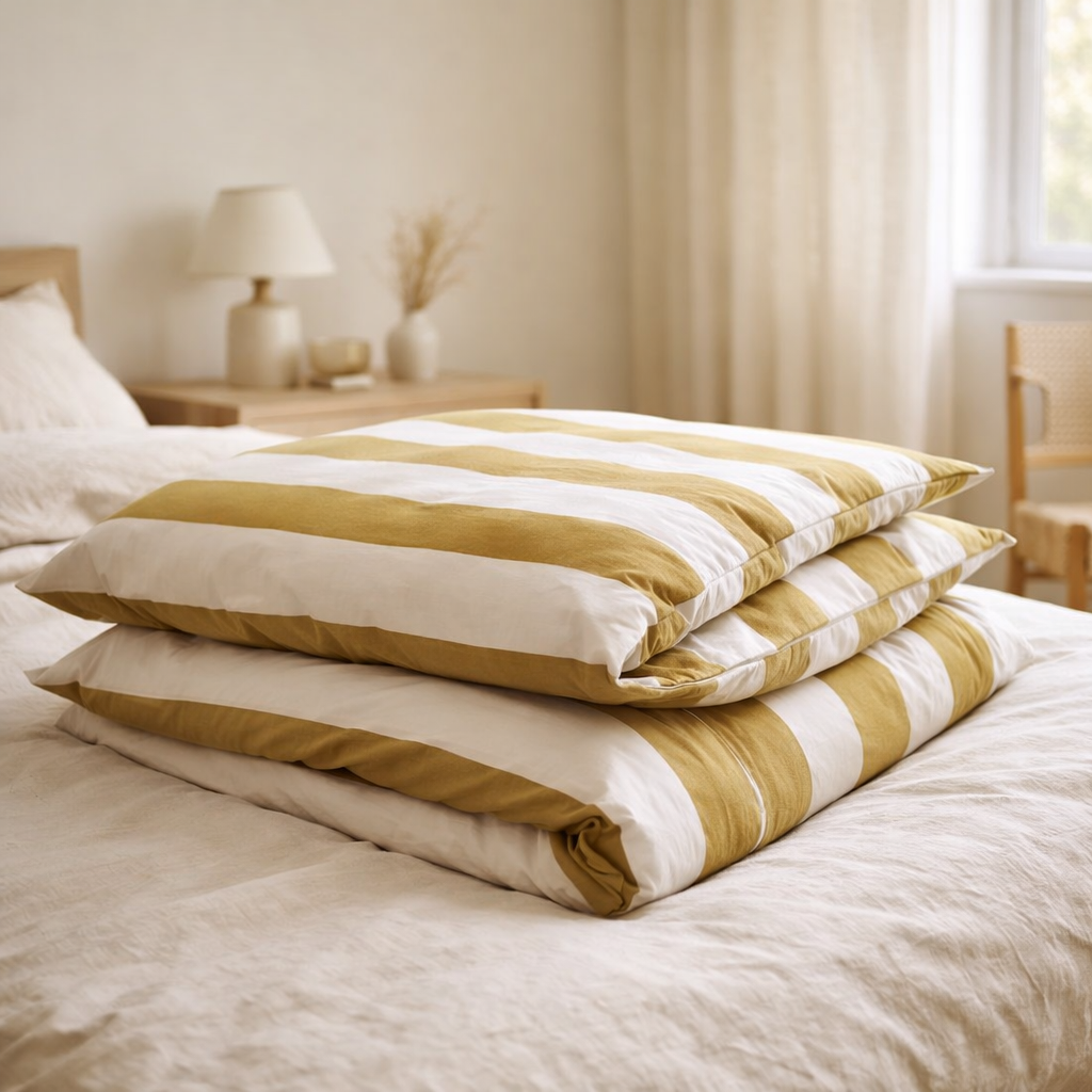 Housse de couette en situation