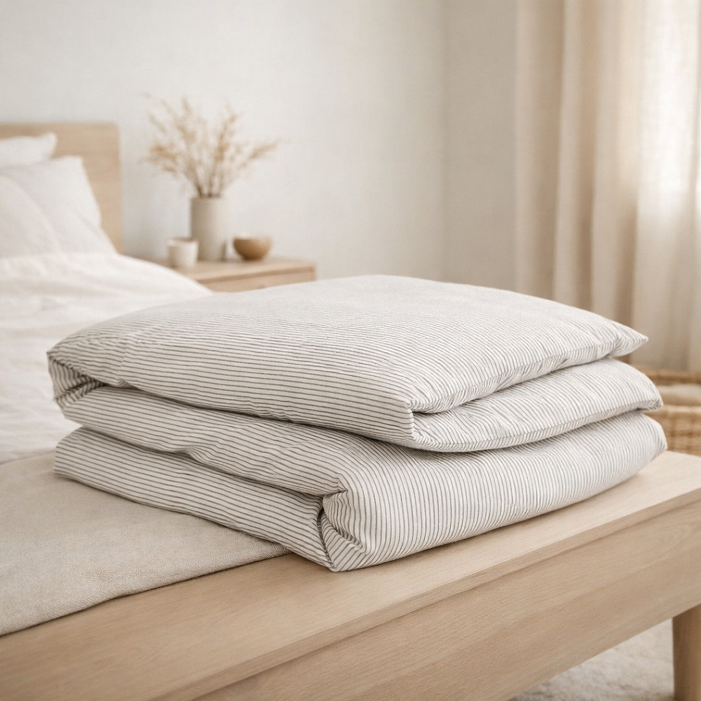 Housse de couette en situation