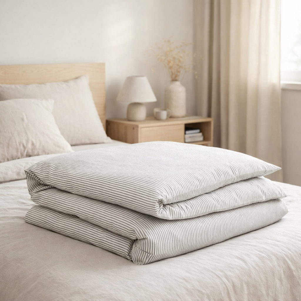 Housse de couette en situation