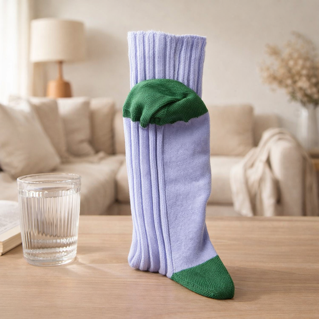 Chaussettes en situation