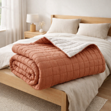 Jeté Cambra Terracotta 180 x 260 en situation