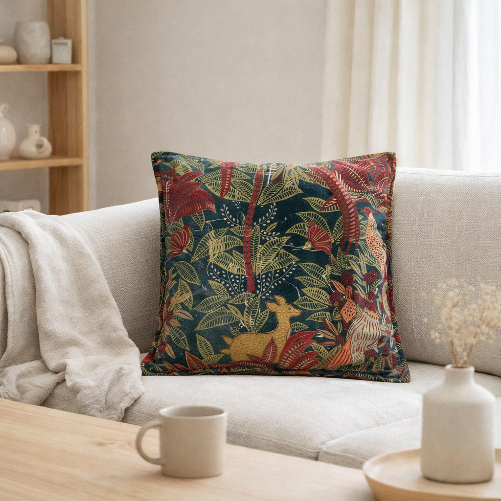 Coussin imprimé Ewan Multico 45 x 45 en situation