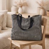 Sac Cabas Basile Caviar 38 x 46 x 18 en situation