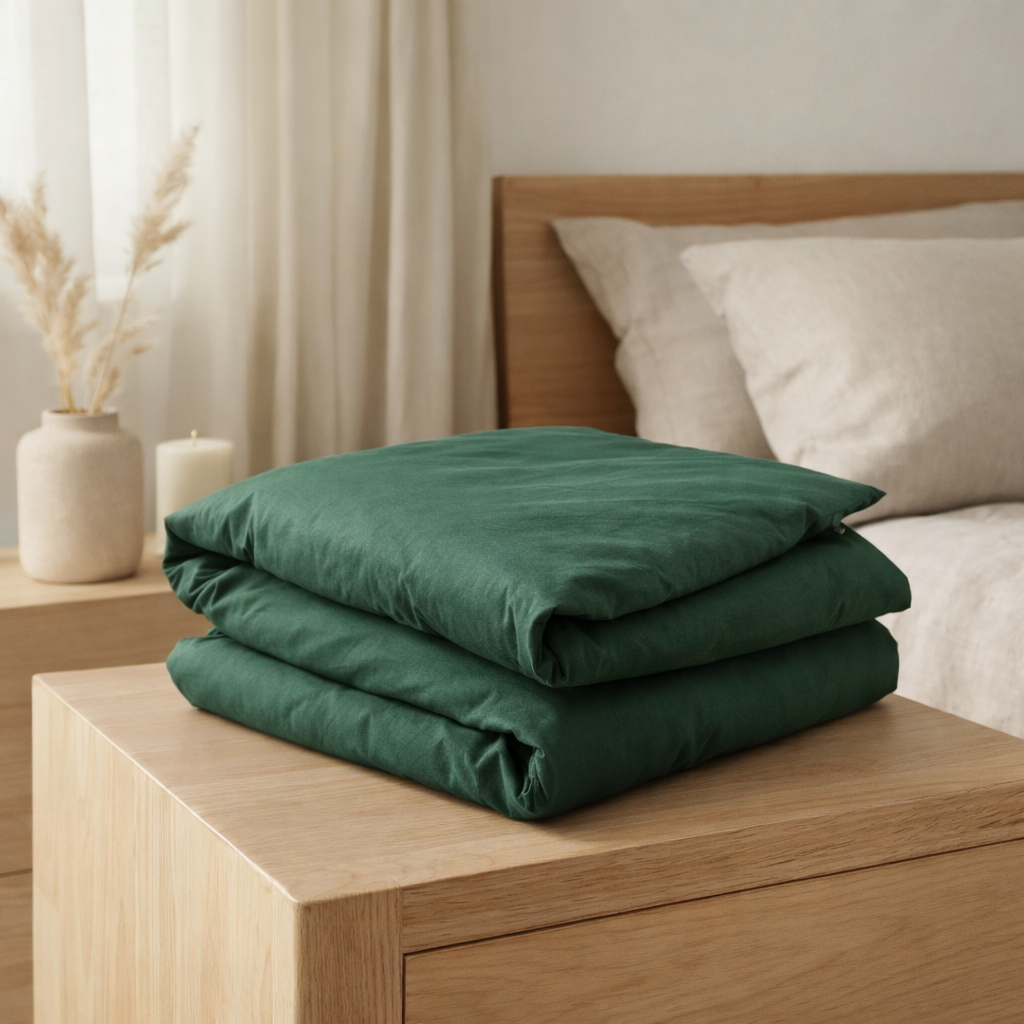 Housse de couette en situation