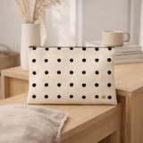Pochette Mio Ecru L 19 x 28 x 1 en situation