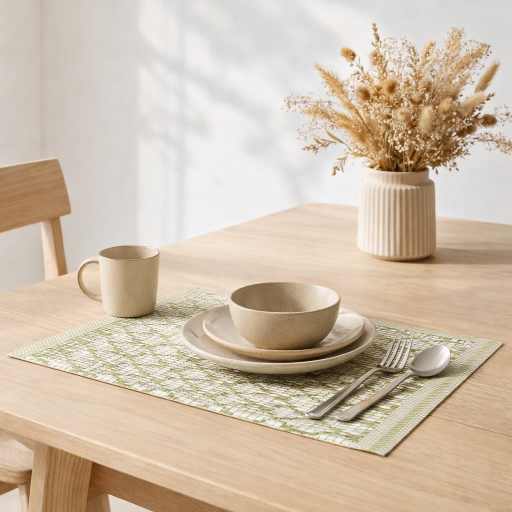 Set de table Kadra Prairie 33 x 45 en situation