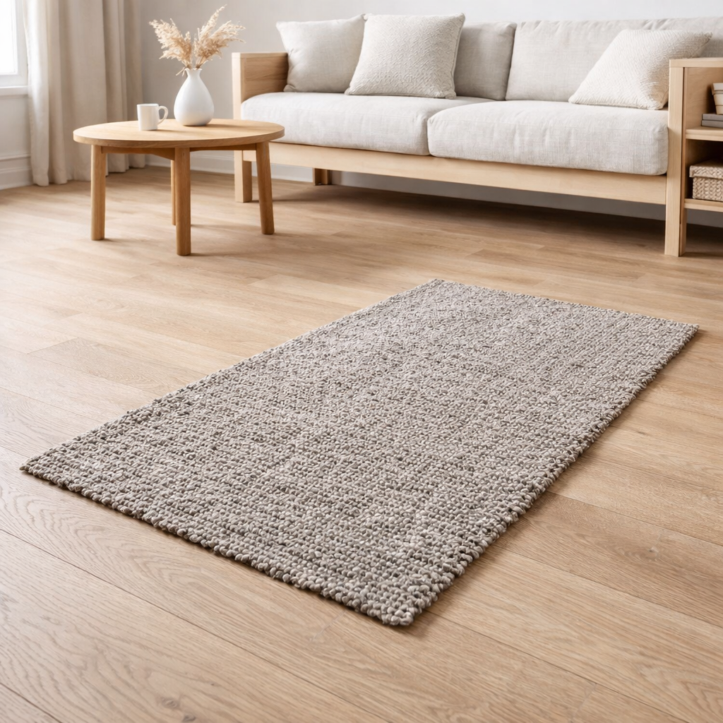Tapis Alma Naturel 70 x 140 x 1 en situation