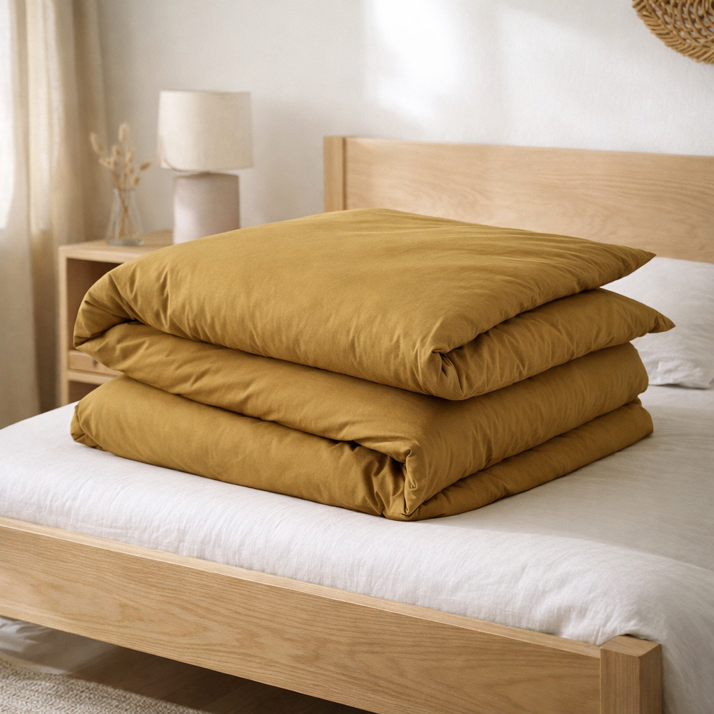 Housse de couette Céleste Nuts 200 x 140 en situation