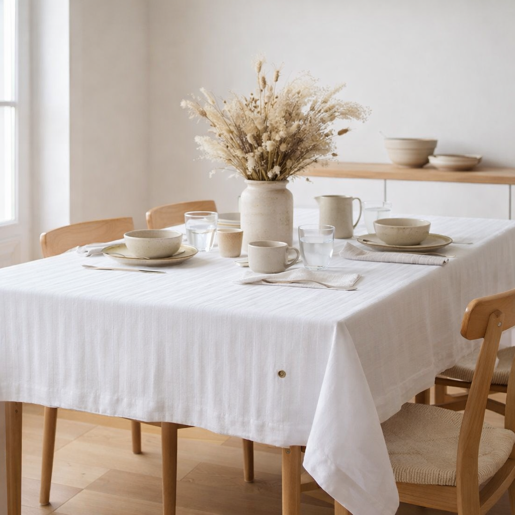 Nappe Marcel Milk 160 x 250 en situation