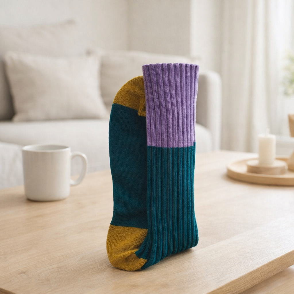 Chaussettes en situation