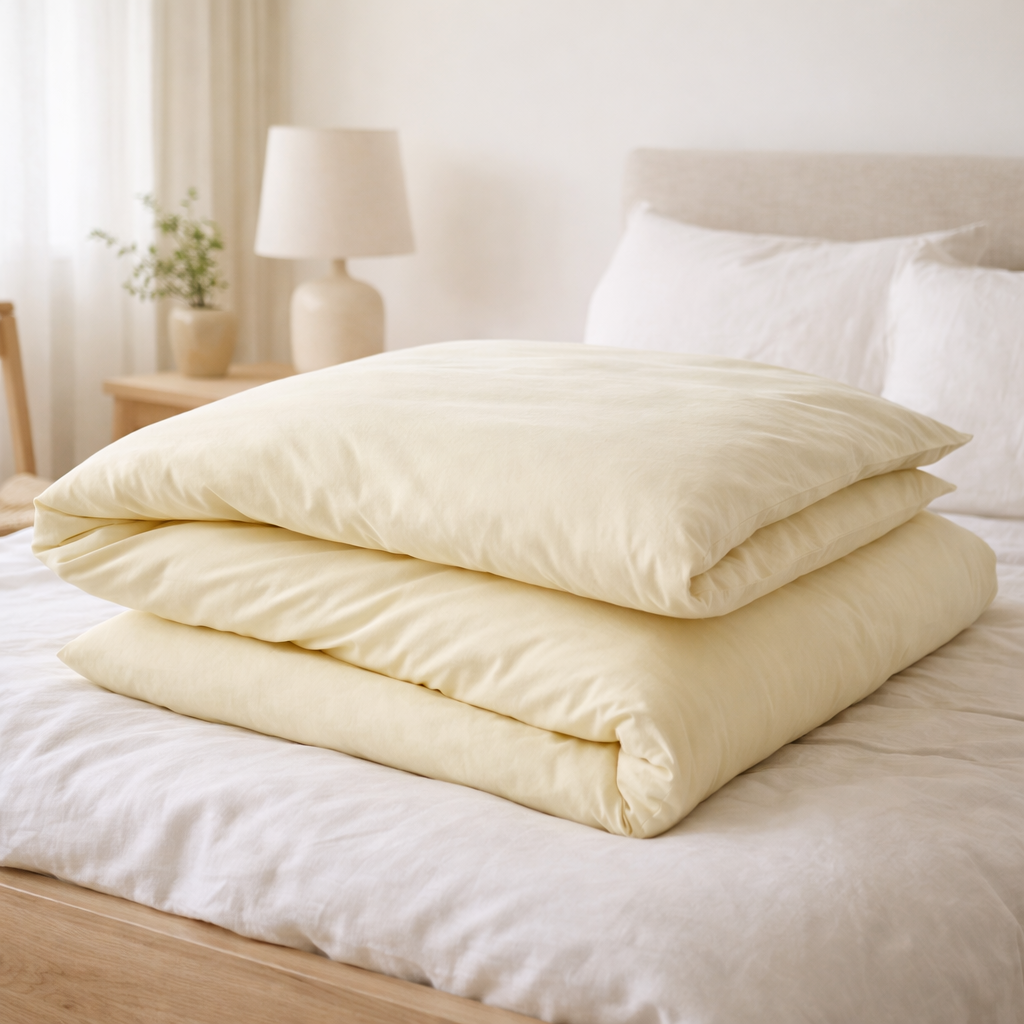 Housse de couette en situation