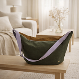 Sac demi-lune Tricolo Kale Nuts 53 x 28 x 12 en situation