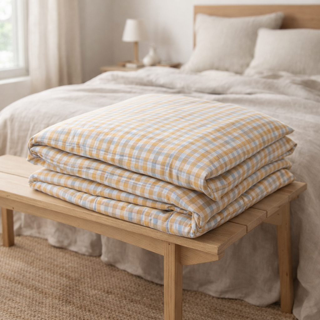 Housse de couette Caro Nuts 220 x 240 en situation