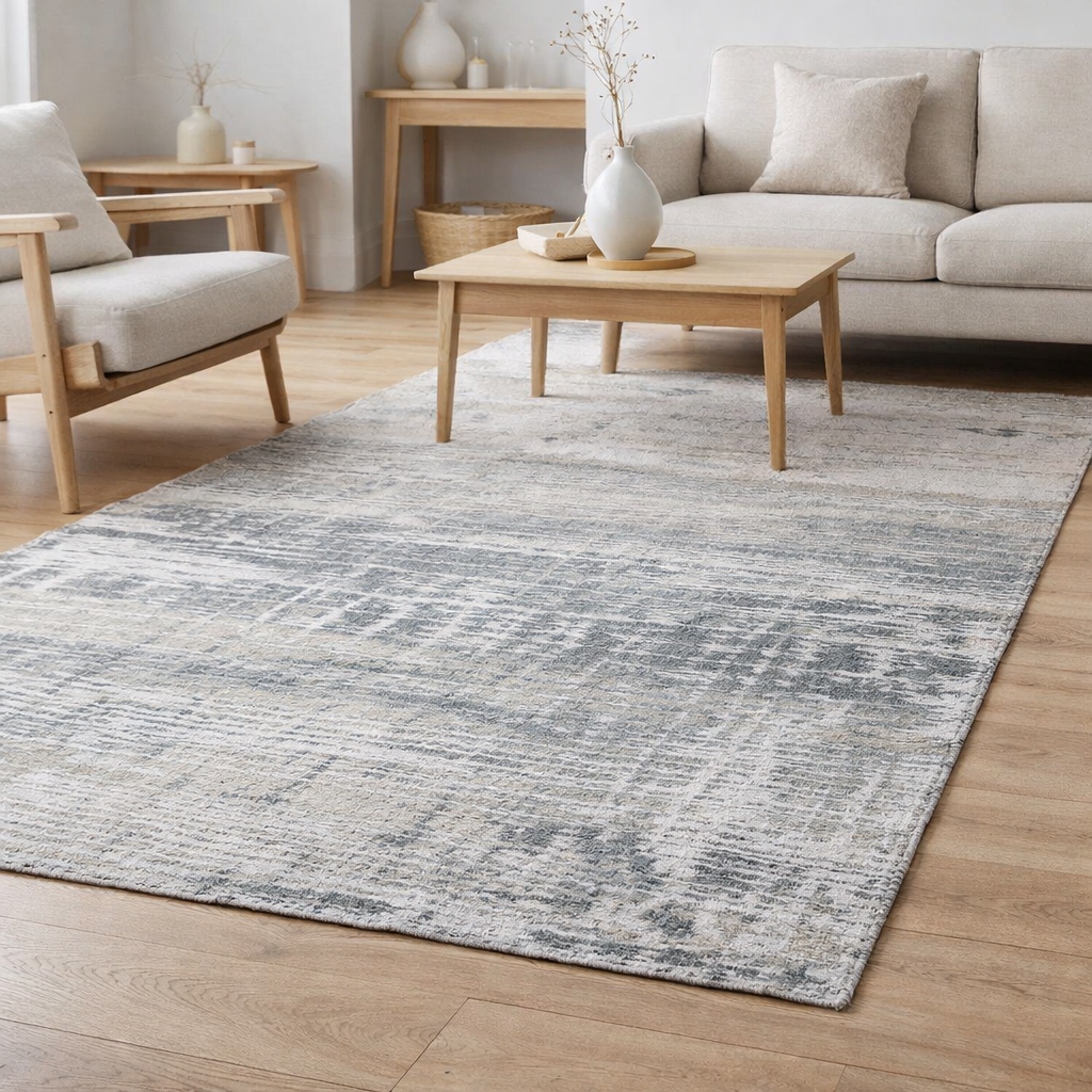 Eco Rug - Coney Grey - Tapis gris en situation