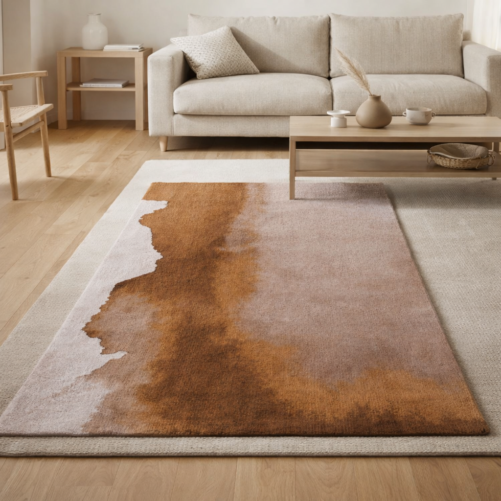 Tapis Eco - Châtaignier - Tapis marron en situation