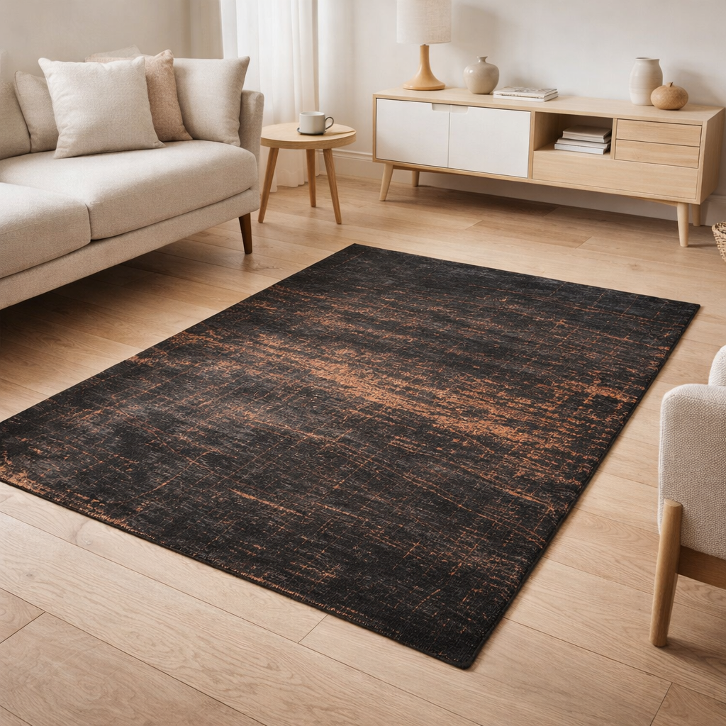 Tapis Eco - Soho Cuivre - Tapis marron en situation