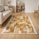 Tapis Eco - Nuggets - Tapis doré en situation