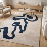 Tapis Eco - Sea Ink - Tapis bleu en situation