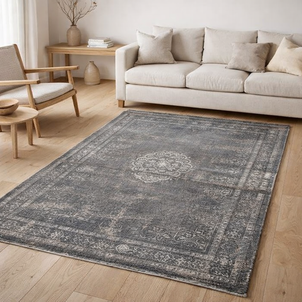 Tapis Eco - Pierre - Tapis gris en situation
