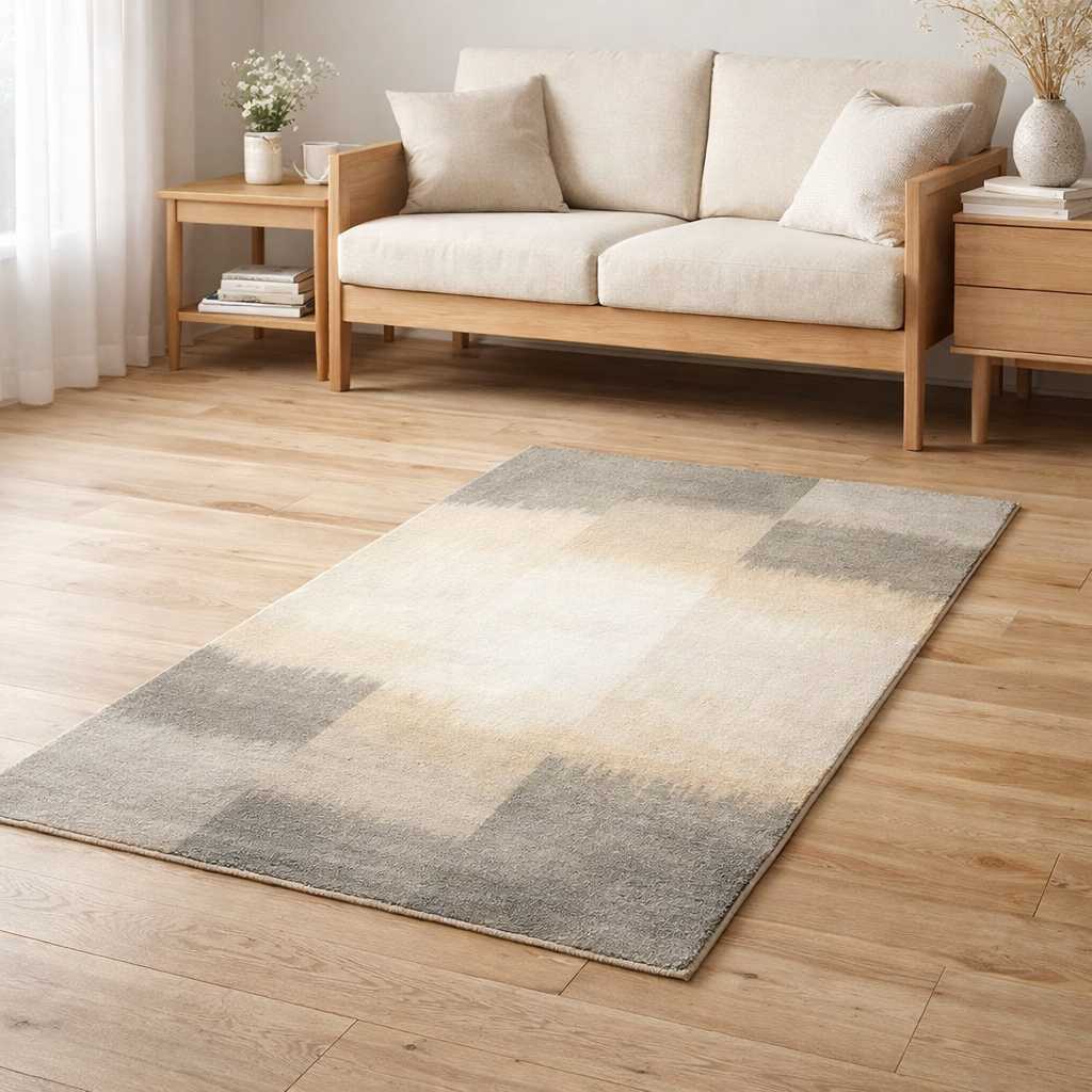 Tapis Eco - Cottage Grey - Tapis gris en situation
