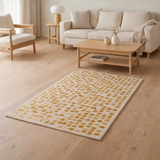 Tapis Eco - Peach Party - Tapis doré en situation
