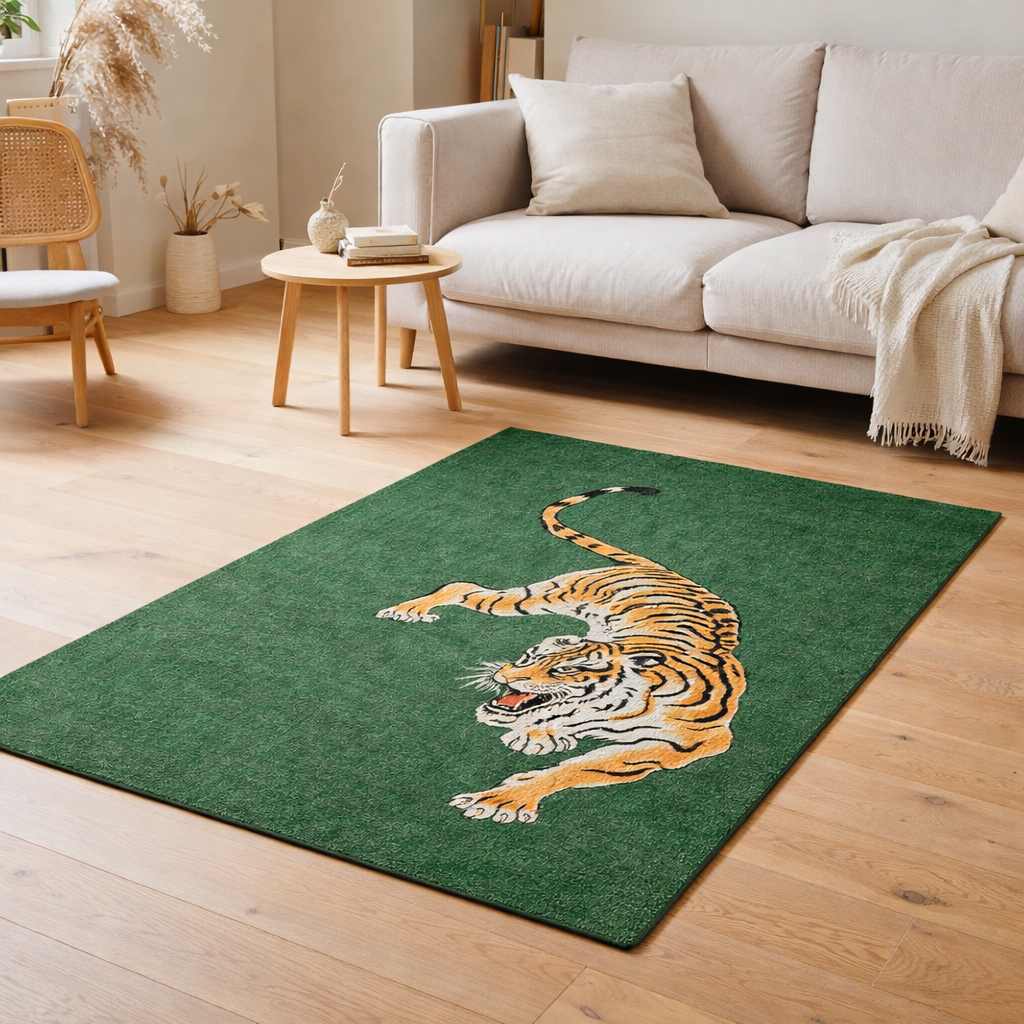 Tapis Eco - Green On Fire - Légumes au sol en situation