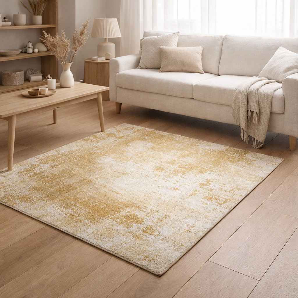 Tapis Eco - Mercury - Tapis jaune en situation
