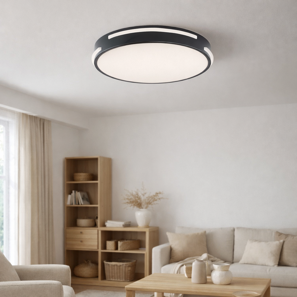 Plafonnier LED d: 40cm Ventura en situation