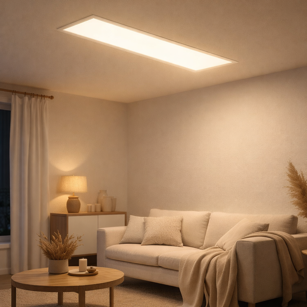 Panneau de rétroéclairage des LED intelligents, longueur de 100 cm, de nombreuses fonctions, transport de lampe en métal et en plastique, LED intégrés en situation