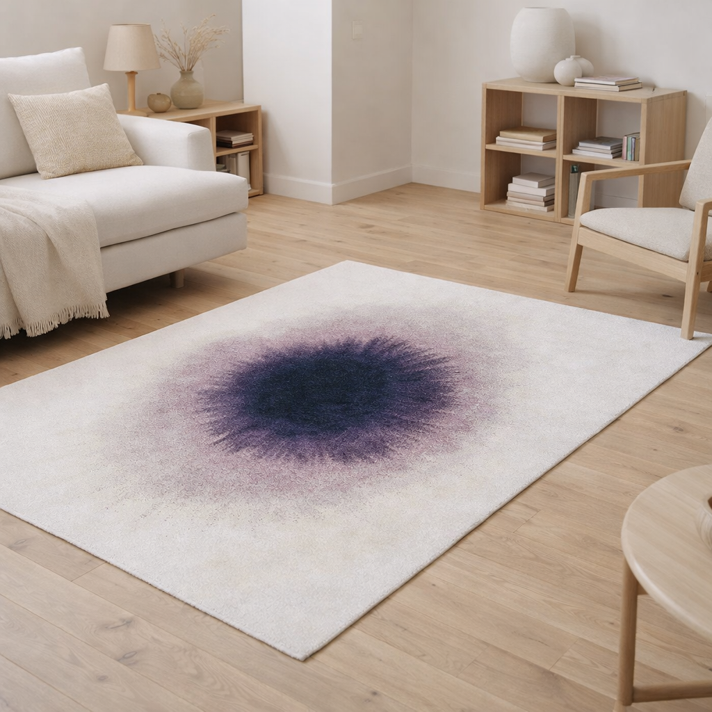 Tapis Eco - Fumée Violette - Tapis Violet en situation