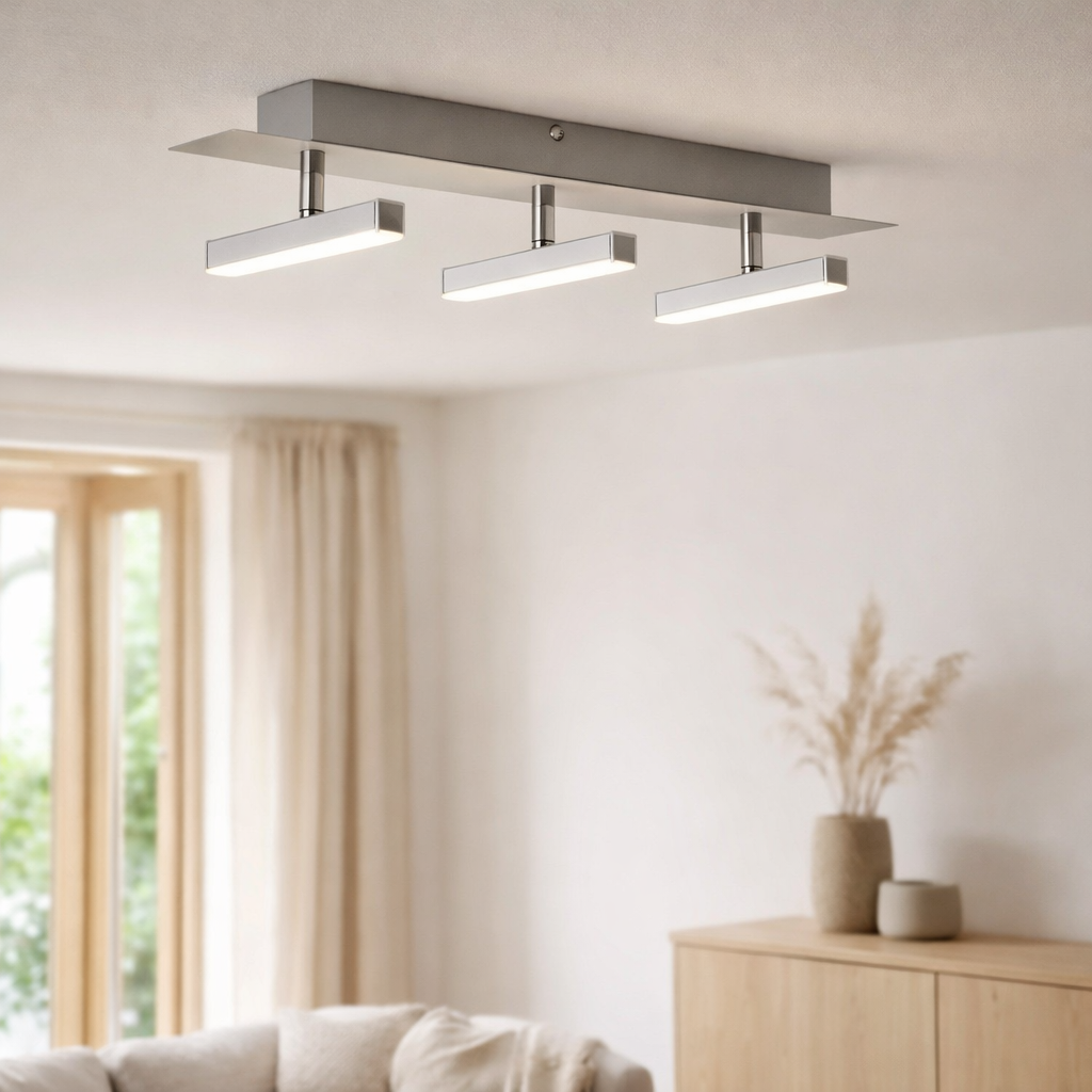 Plafonnier LED Turin l:49.5cm en situation