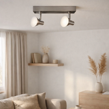 2 spots plafond LED Jericho en situation