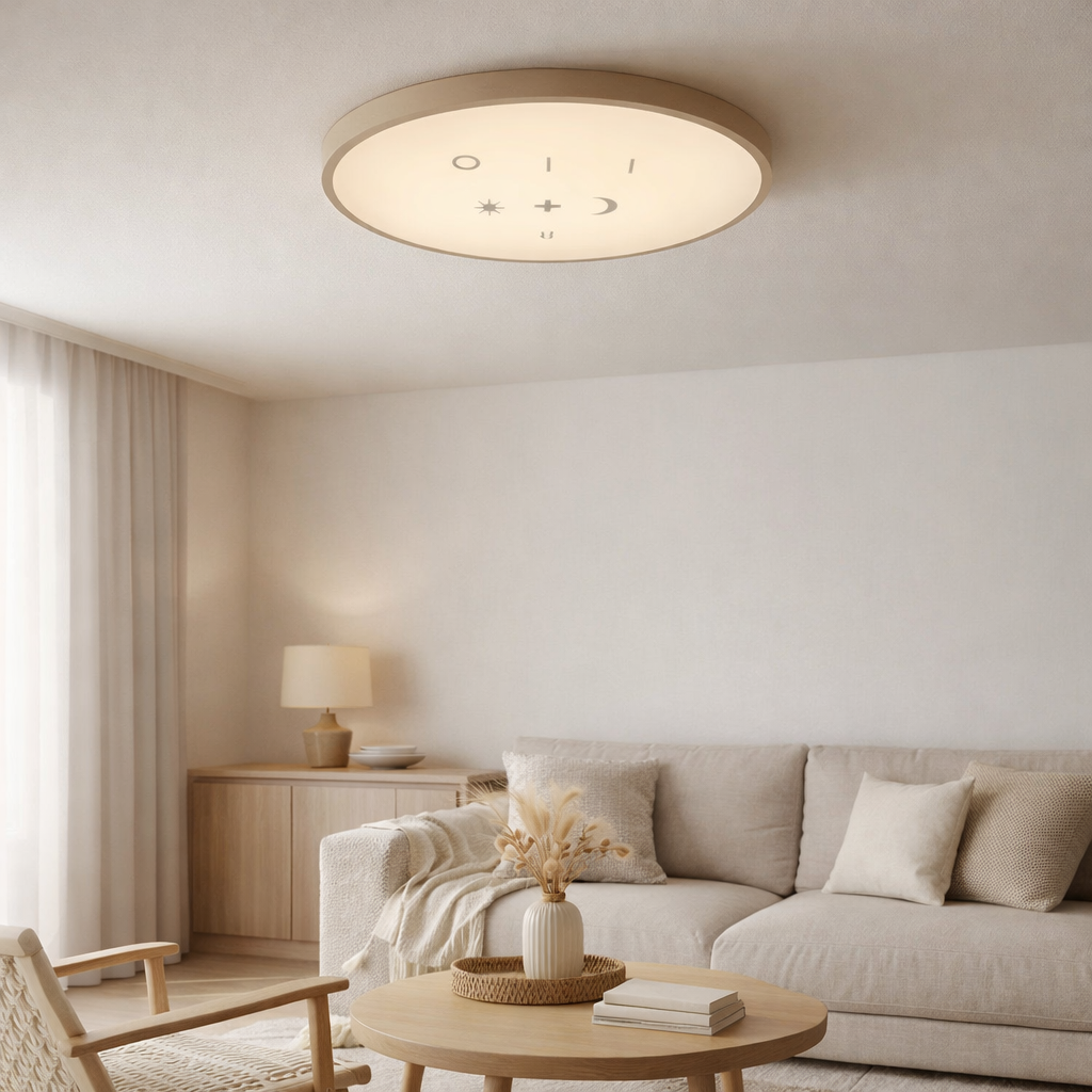 Plafonnier LED Carla d:45cm en situation