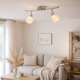 2 rails LED mur et plafond Rome en situation