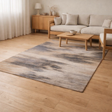 Tapis Eco - Giverny Beige - Tapis marron et beige en situation