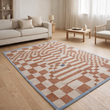 Tapis Eco - Nude - Tapis orange en situation