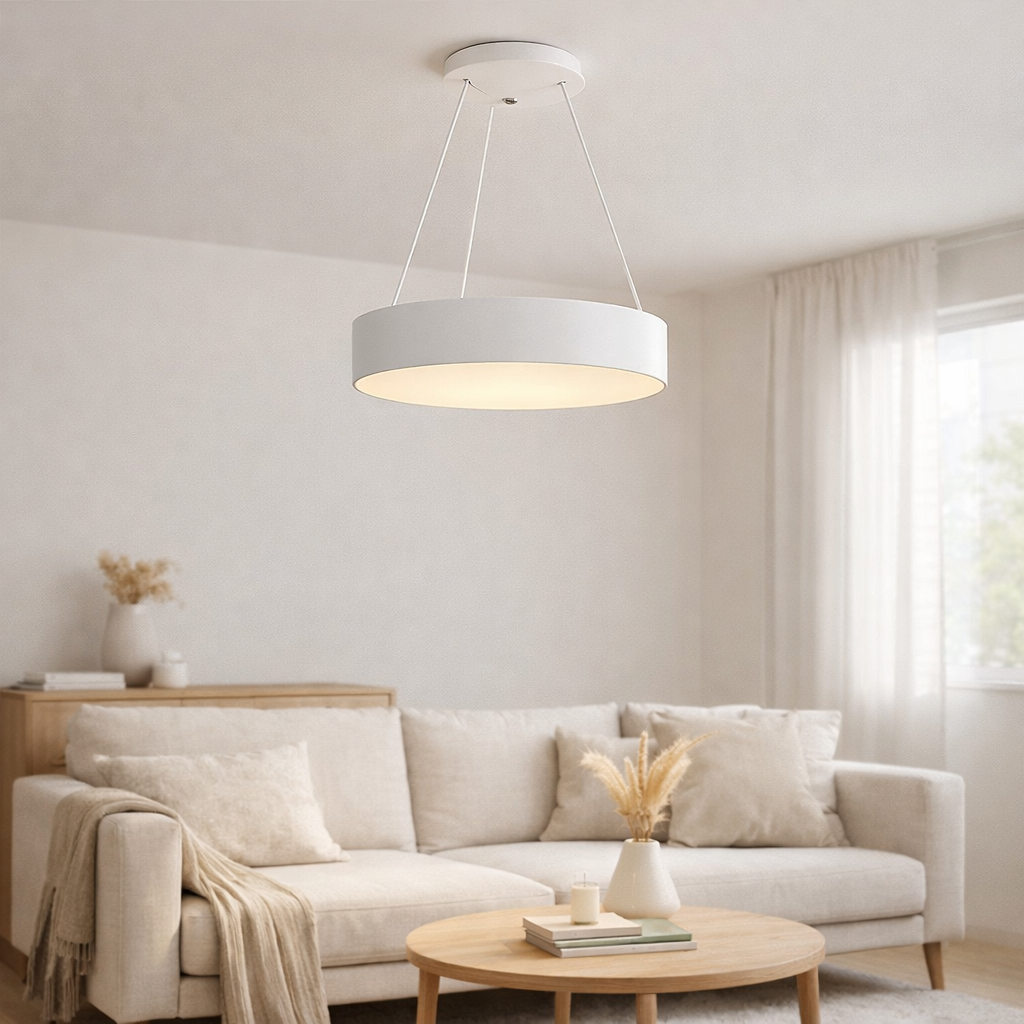 Suspension LED Carla d:45cm en situation