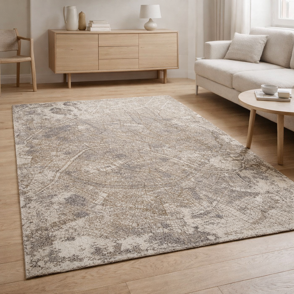 Tapis Eco - Space Trip - Tapis gris en situation