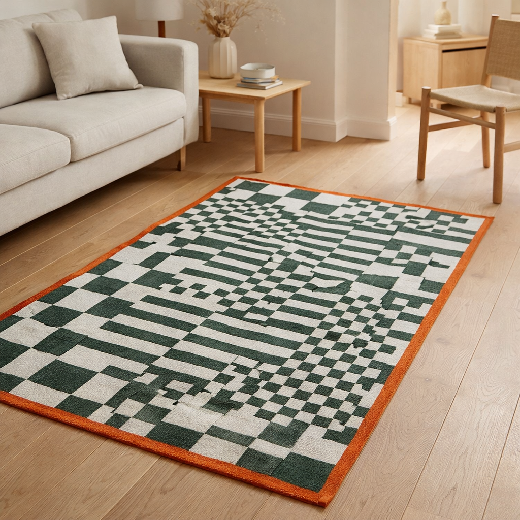 Eco Rug - Deep Green - Tapis végétal en situation