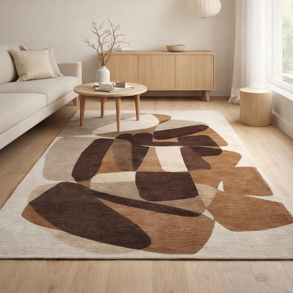 Tapis Eco - Cookie - Tapis marron en situation