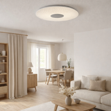 Plafonnier LED Porto effet cristal d: 48cm en situation
